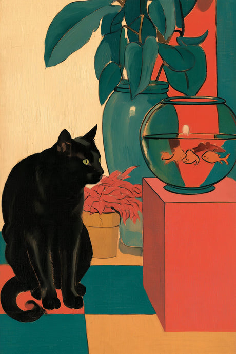 cat-and-goldfish