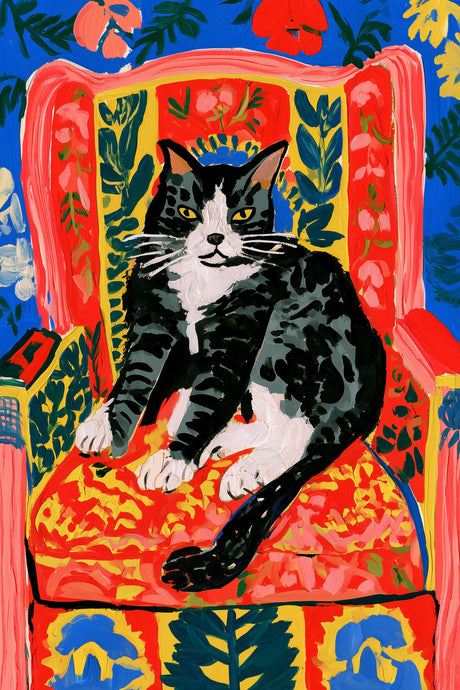 Cat Claims Chair