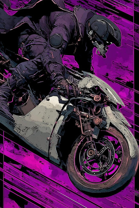 Cyberpunk Tarot: The Chariot Poster