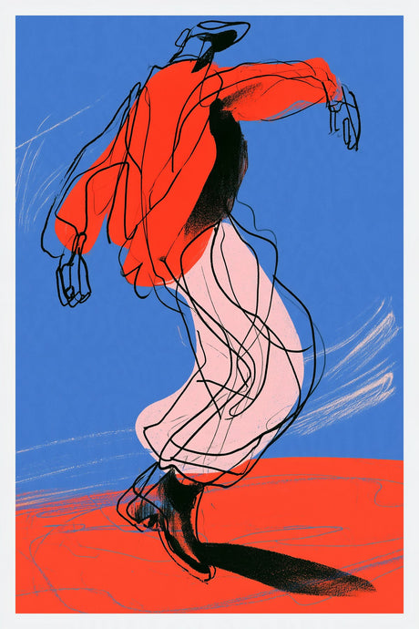 Dancer Kicks Blue
