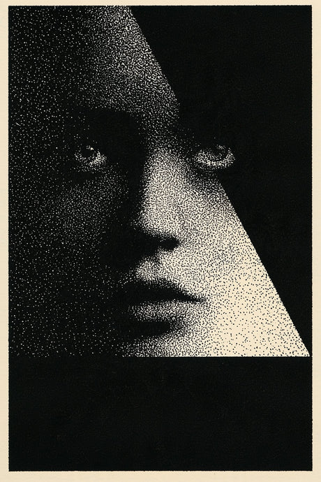 Face Emerging Light