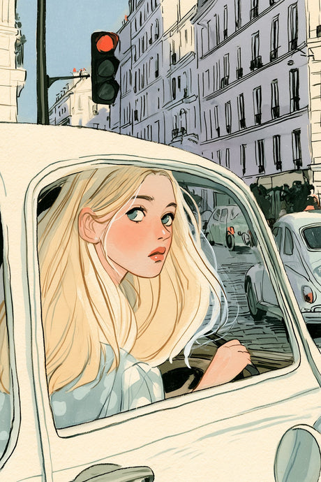Girl Waits Red