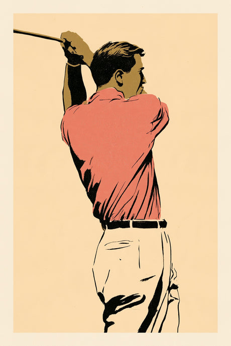 Golfer in Follow Through