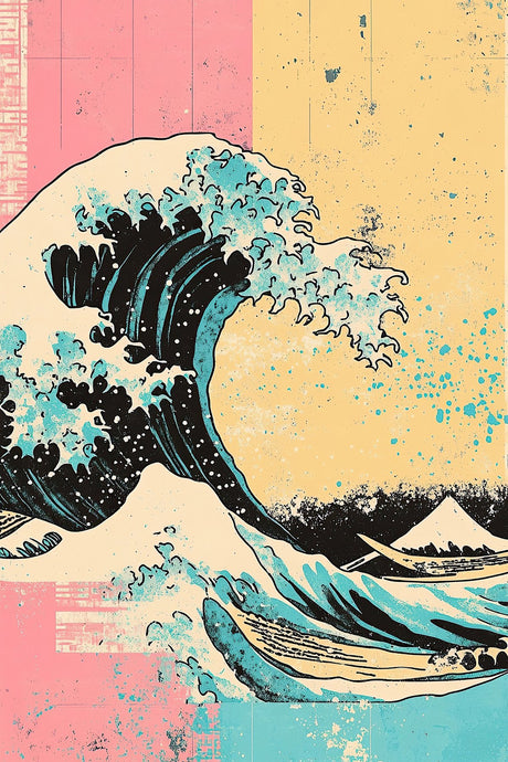 Hokusai Wave - Pop Poster