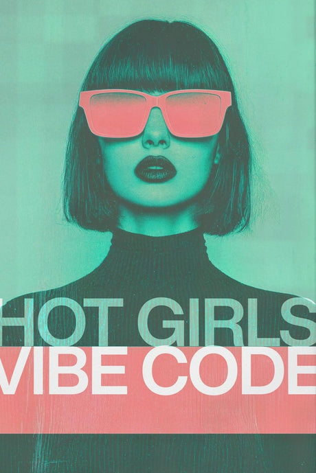 Hot Girls Vibe Code Poster