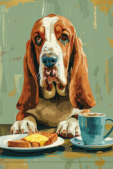 Hound Waits for Toast