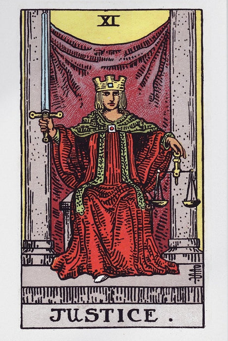 Justice Tarot Poster