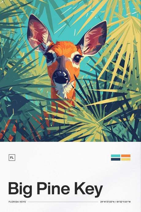 Key Deer Poster
