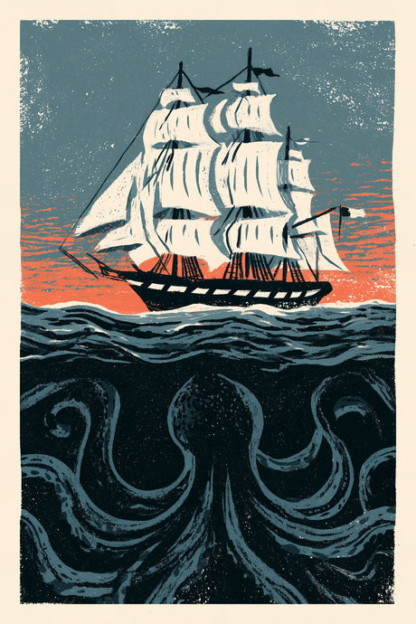 Kraken Under Sail
