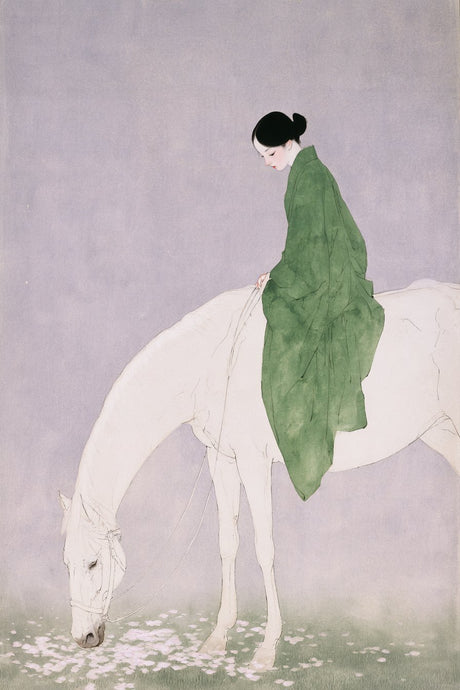 Lady Rides White