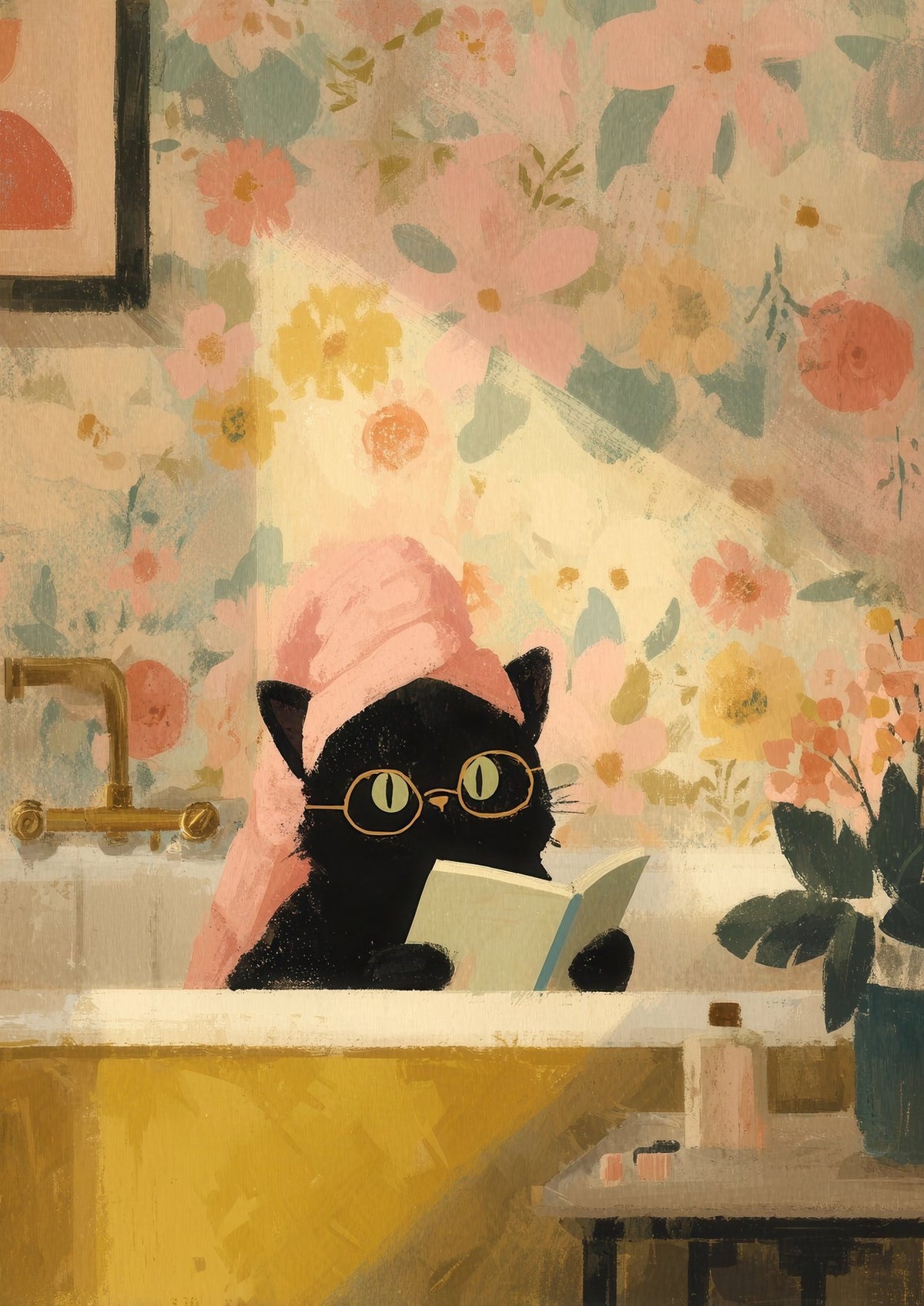 Matisse Cat Tub Poster