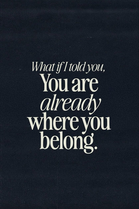 Motivational Typography Poster