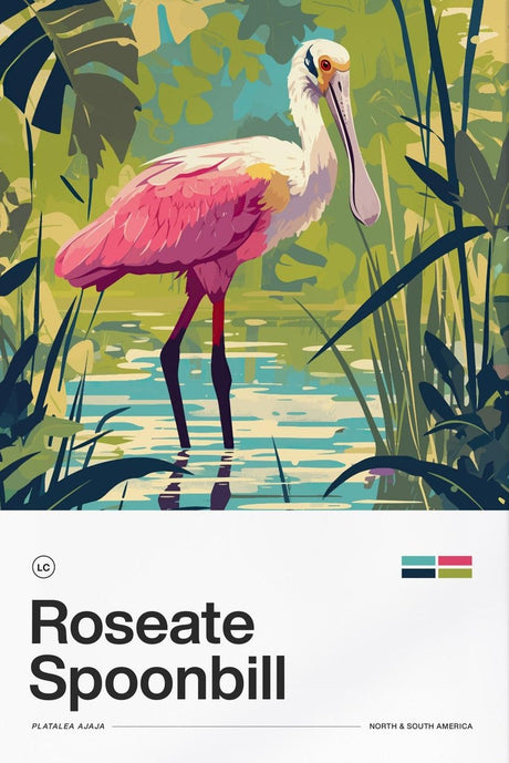 Roseate Spoonbill Poster