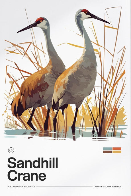 Sandhill Crane Poster