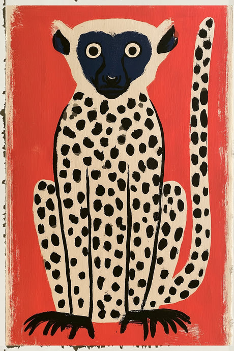 Spotted Lemur Poster