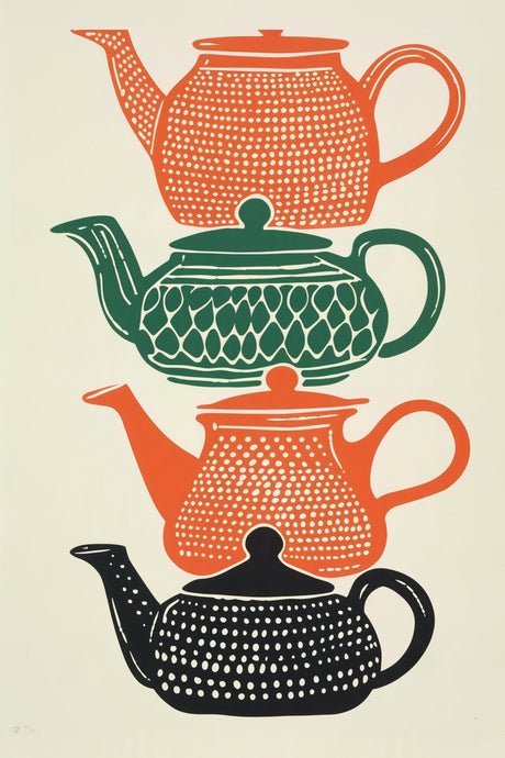 Stacked Teapots