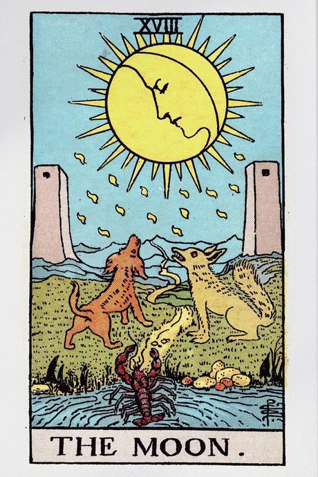The Moon Tarot Card Poster