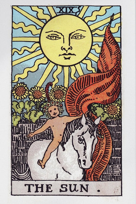 The Sun Tarot Card Poster