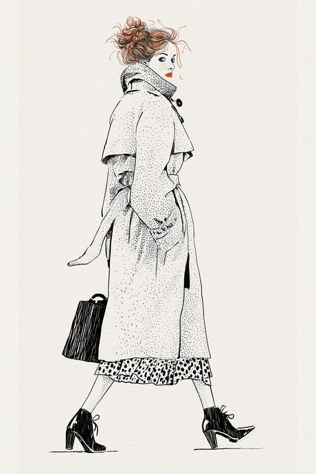 Woman Glances Back