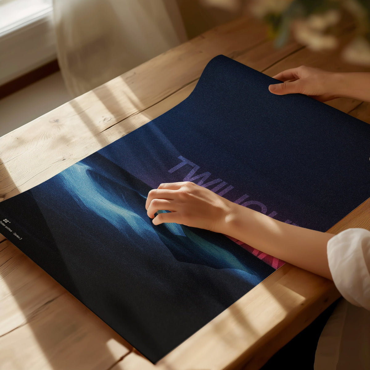 Twilight Break Poster | Exhibit Art Print — print detail on fine art paper