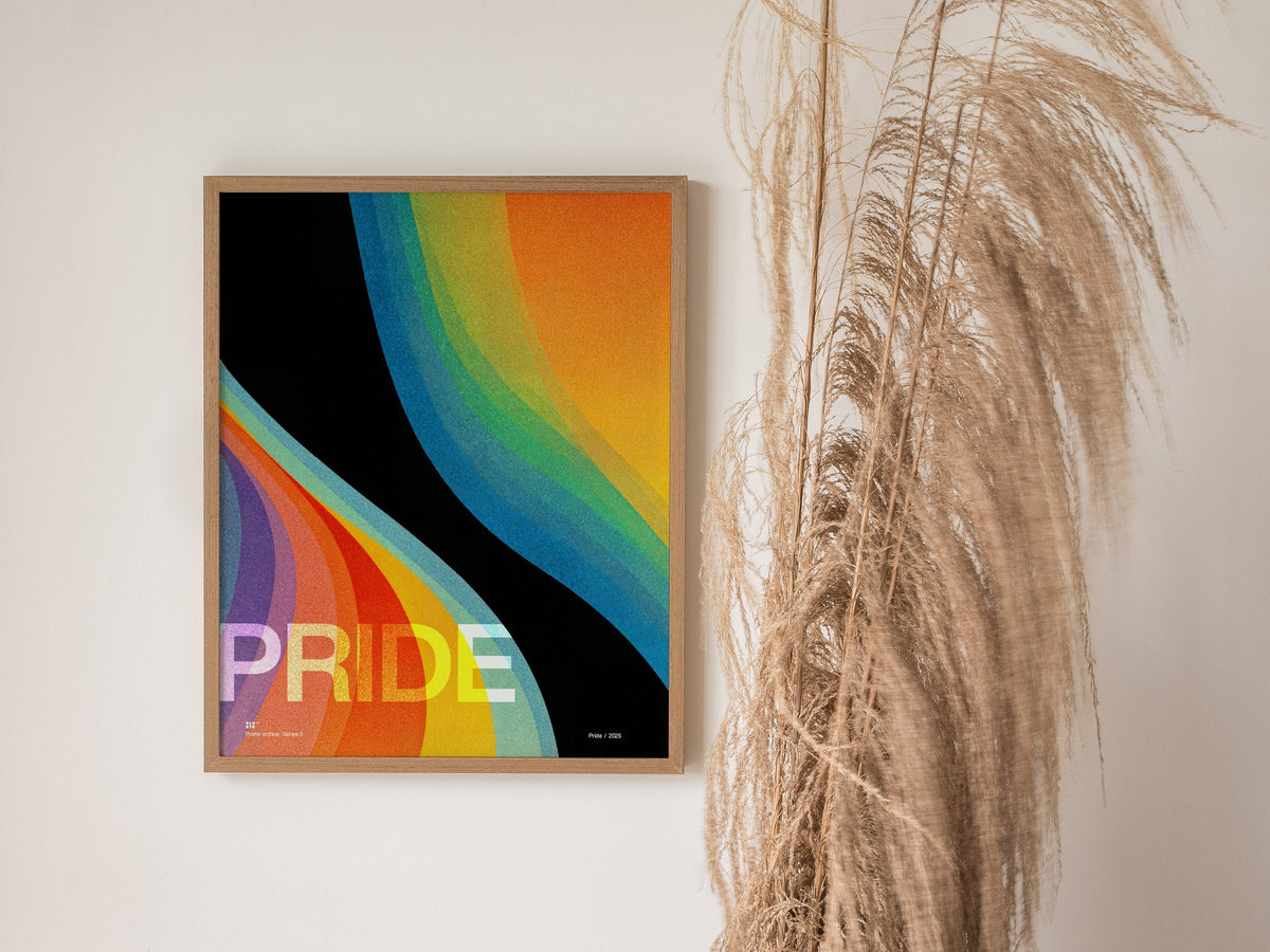Pride Poster | Exhibit Art Print — styled in an interior