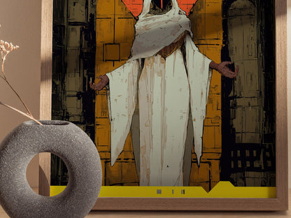 The High Priestess Poster | Tarot Art Print — styled in an interior