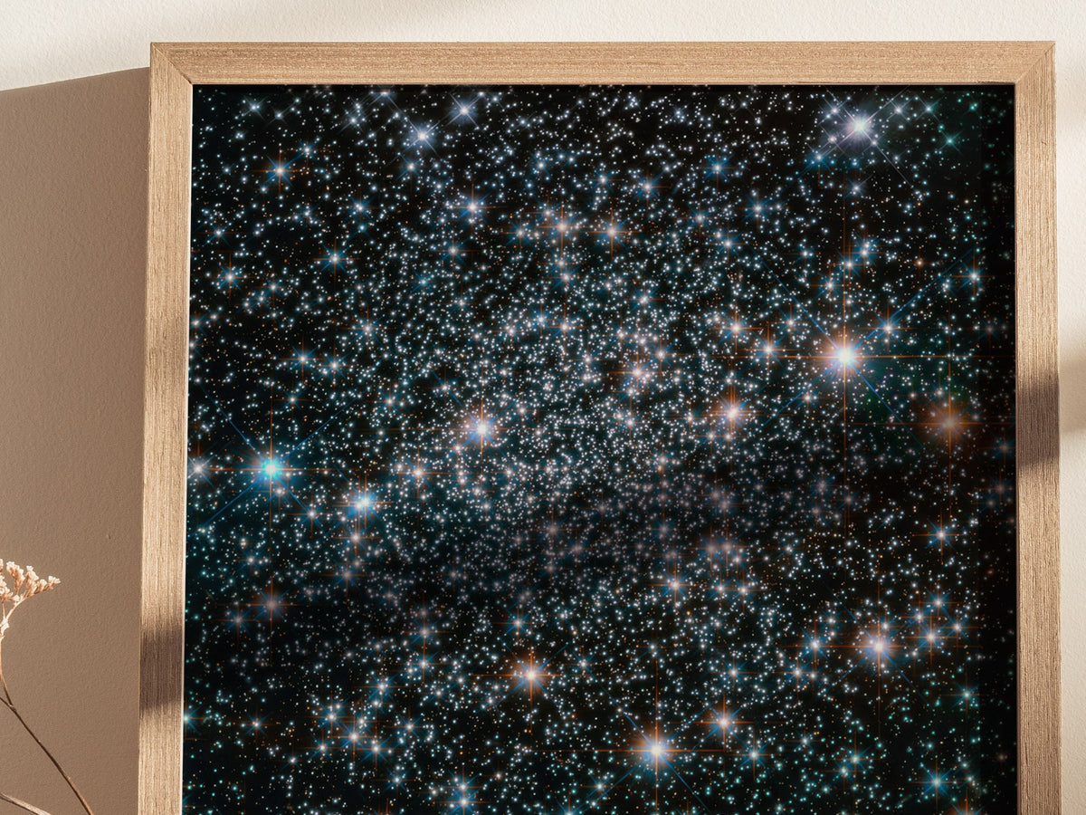Heavy Metal Stars Poster | Nasa Art Print — styled in an interior