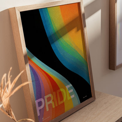 Pride Poster | Exhibit Art Print — styled in an interior