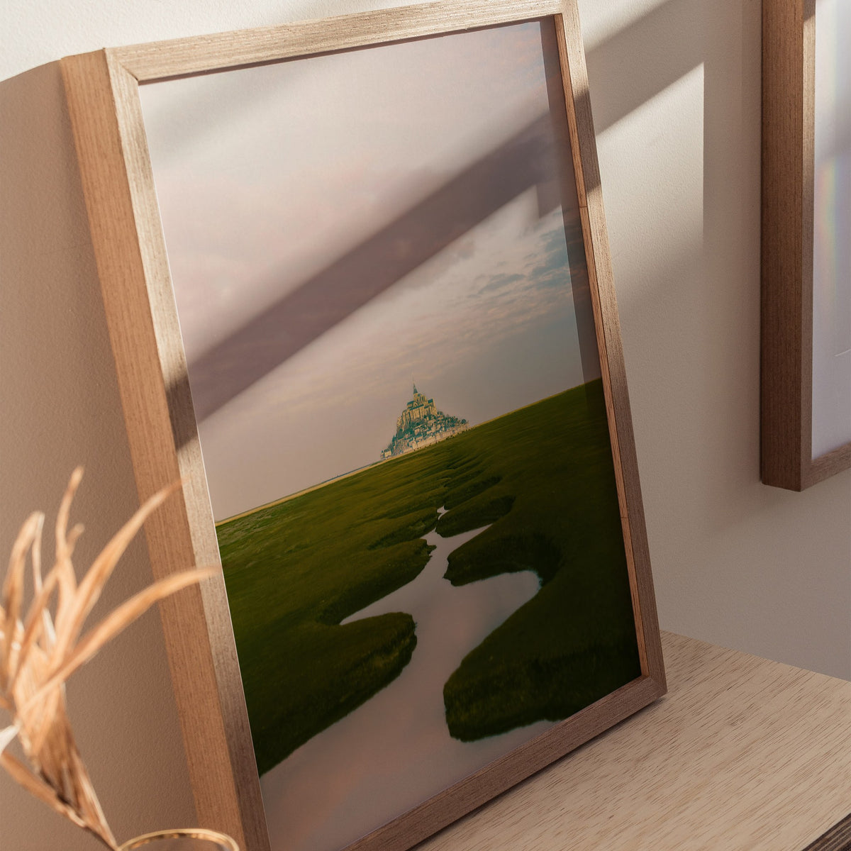 Mont St Michel Poster | Artistic Art Print — styled in an interior