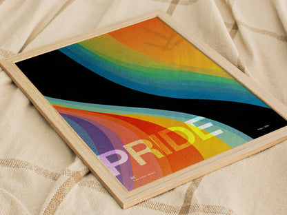 Pride Poster | Exhibit Art Print — styled in an interior
