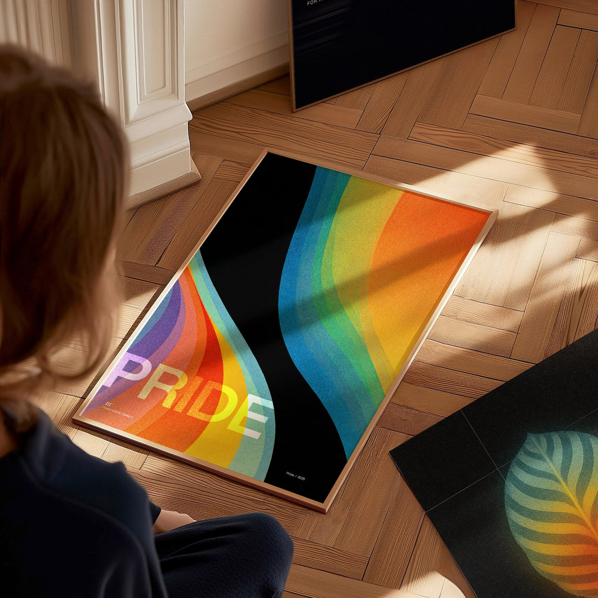 Pride Poster | Exhibit Art Print — styled in an interior